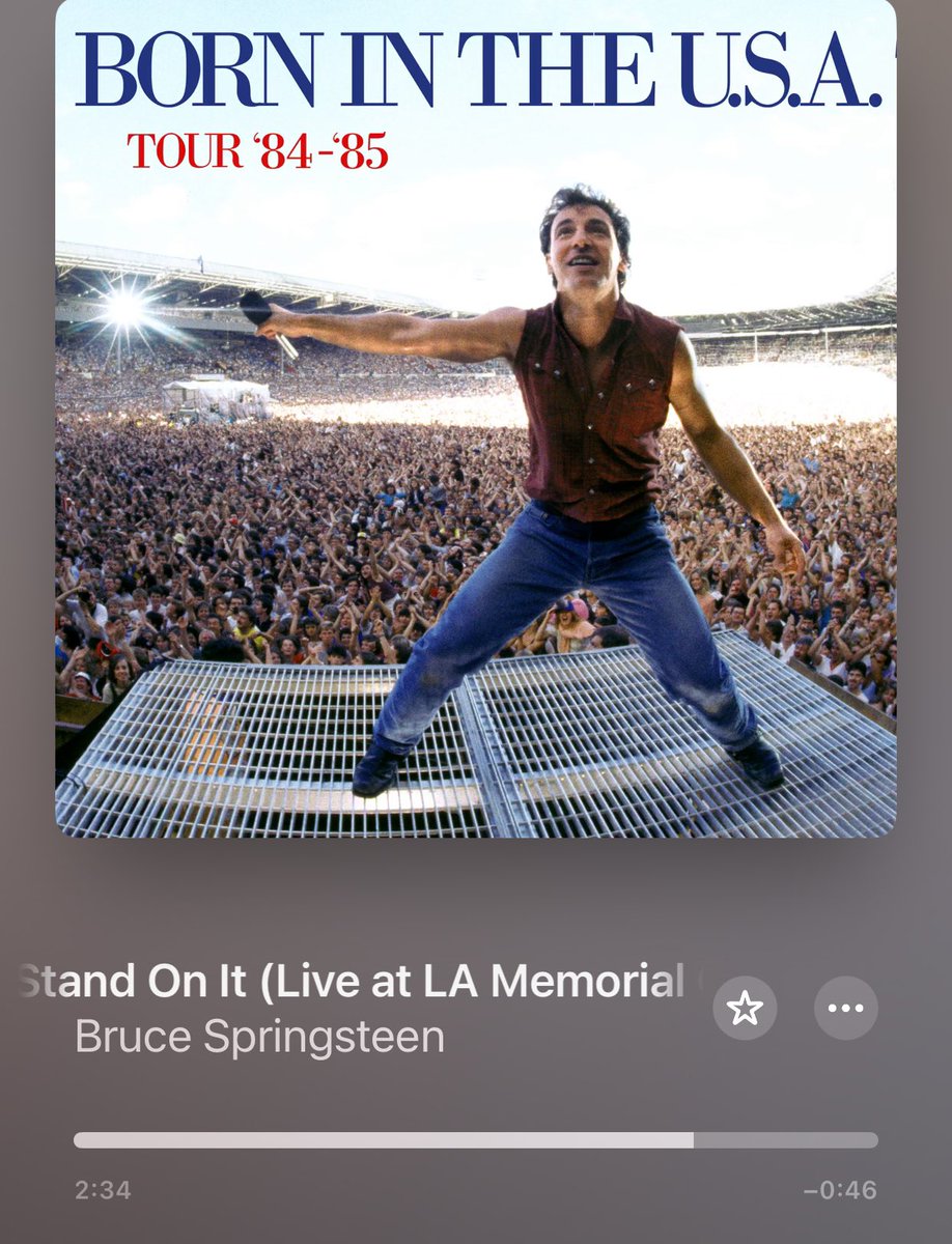 miresendra's tweet photo. Concert remasteritzat del @springsteen Mare meva quin descobriment! ❤️ https://t.co/s9bHuupSlG