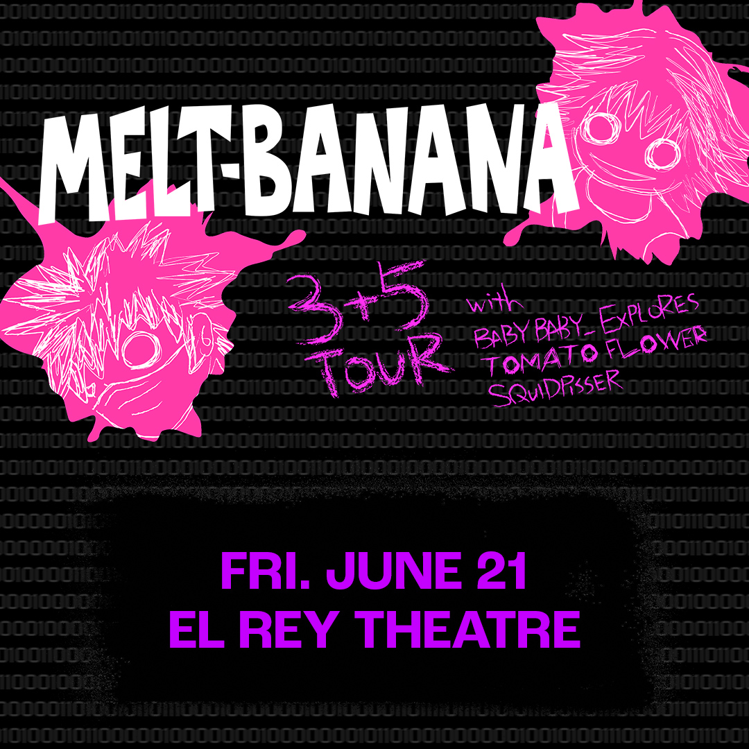Giving away tickets to see <a href="/melt_banana/">MELT-BANANA</a> at the <a href="/elreytheatre/">El Rey Theatre</a> on JUNE 21st! Like, Repost, and follow!