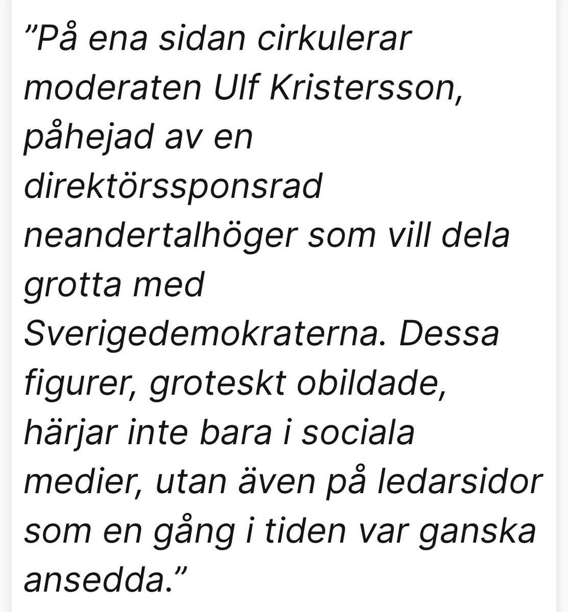 Liberalen Per T Ohlsson (RIP) hade rätt redan 2018 och har fått än mer rätt idag