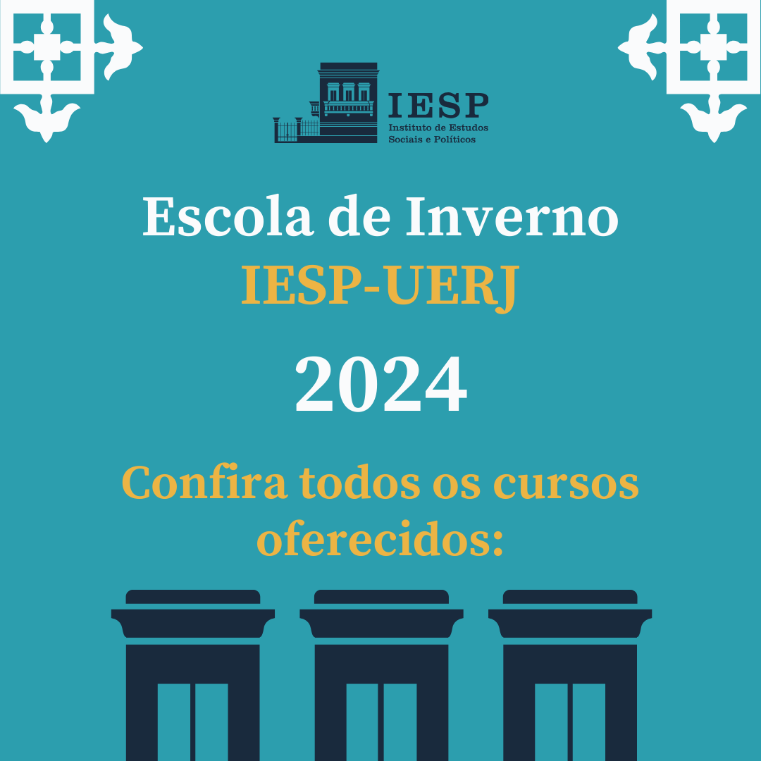 Já conhece todos os cursos oferecidos pela Escola de Inverno IESP-UERJ 2024?

De 1/7 a 12/7, o Instituto promove a nona edição de nosso tradicional programa de formação intensiva em métodos, conceitos e teorias sociais. 

Confira a lista completa neste fio: 🧵