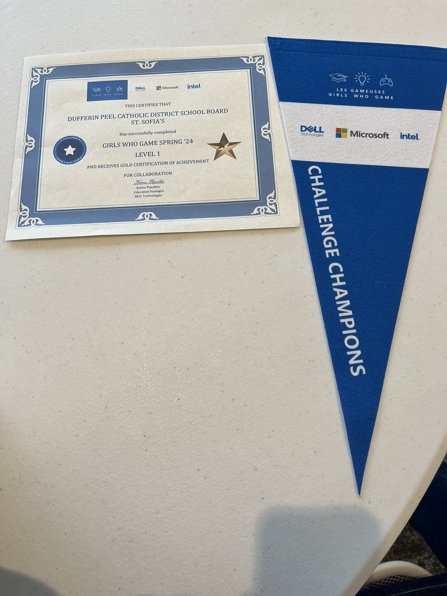 OlaHolyk's tweet image. Today our St.Sofia GWG Sabres had a chance to visit the Microsoft Headquarters. We won a  gold certificate for collaboration. Way to go Sabres! 🎉🎉🎉@StSofia_DPCDSB @rosinacosentino @sandra_donaghue @codebreakeredu @Dell @GirlsWhoGameGG @DPTechTeam