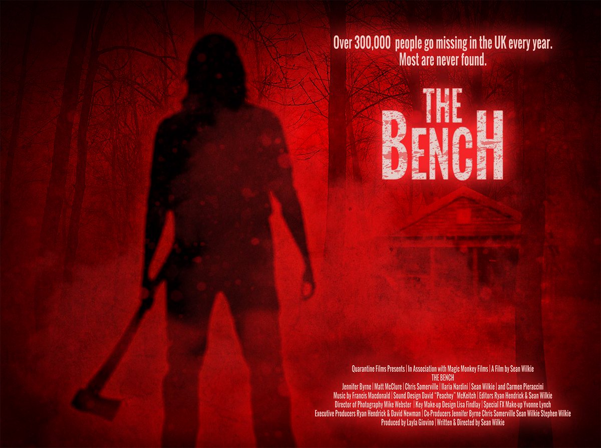 Unveiling the chilling new poster for "The Bench"—a Scottish horror film 16 years in the making. When campers accept a hitchhiker’s invitation to her cabin, their adventure turns into a nightmare. Artwork by @Paul_A_Reeves . 🔪🏴 #TheBenchMovie #HorrorFilm #IndieFilm