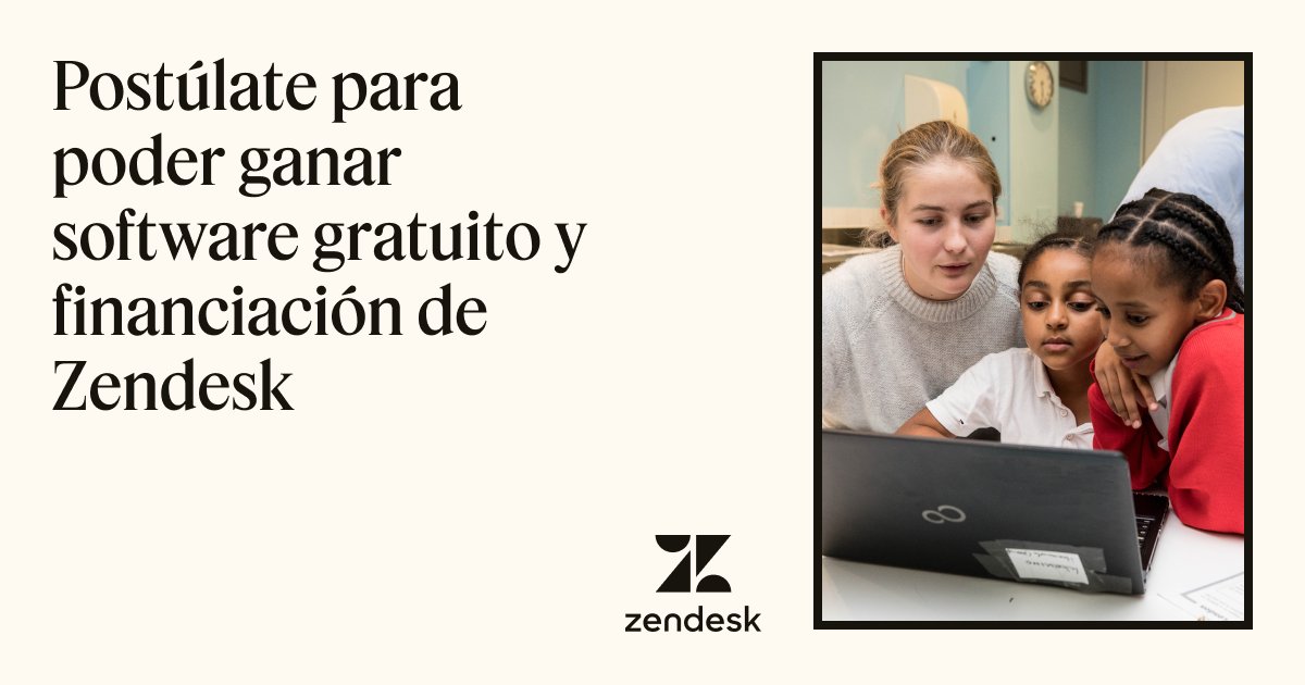 Las organizaciones sin ánimo de lucro que abordan problemas sociales urgentes pueden postularse a los premios Zendesk Tech For Good 2024 Impact Awards para tener la oportunidad de ganar software gratuito y financiación de subvenciones: zdsk.co/3VBXGCc