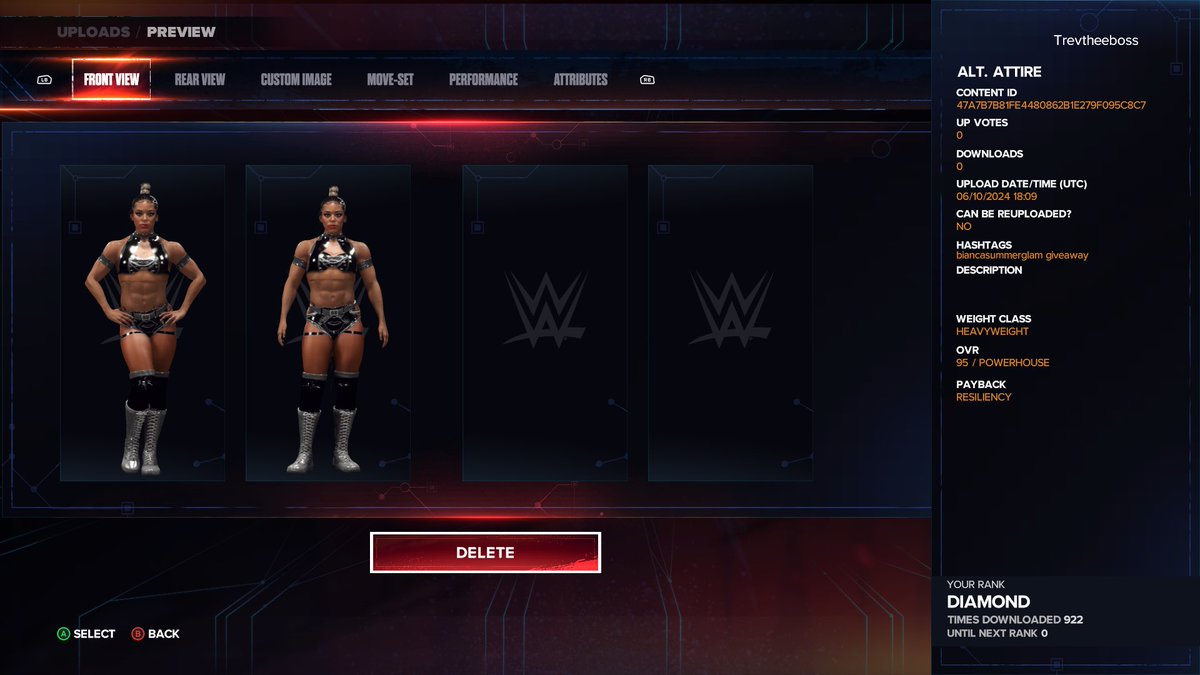 thestandardtrev's tweet photo. @WWEgames @BiancaBelairWWE #biancasummerglam #2kcontest #giveaway my entry is posted on cc! https://t.co/jnVdE1EXxO