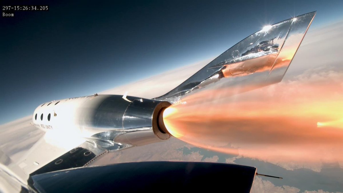 NicolaPecile's tweet photo. It was an honor and a privilege to fly Unity’s last commercial flight during Galactic 07. So much work by so many incredible employees. While we might see Unity flying in a different role, the focus is now on the Delta class. Farewell VSS Unity, you’ve been an incredible ship! https://t.co/bcd4rraCiA