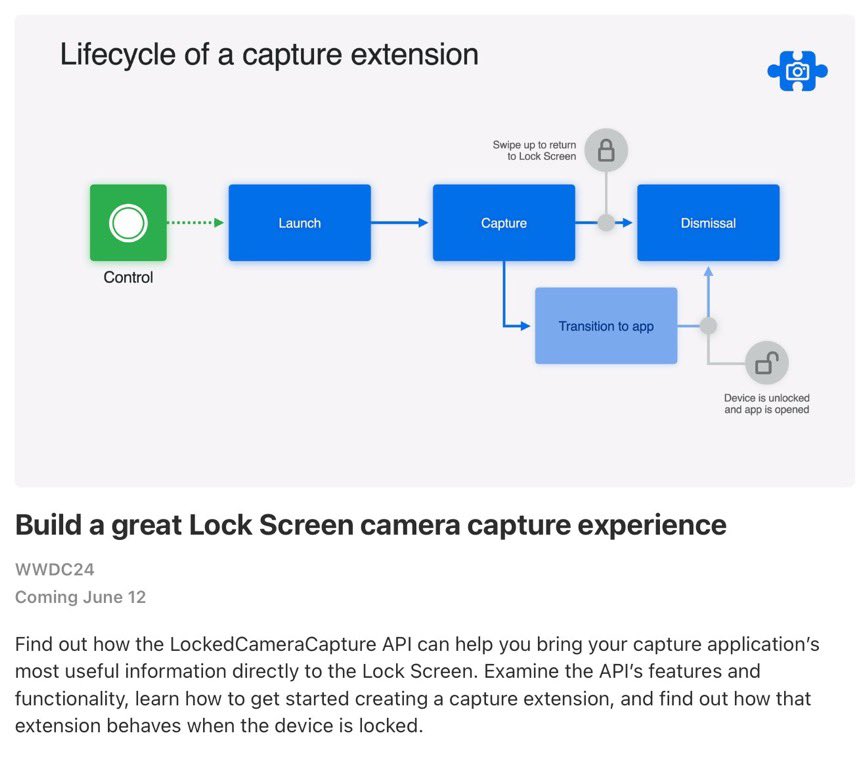 Even better than we thought, Halide and Kino might even work while your iPhone is locked. thank you Apple!
