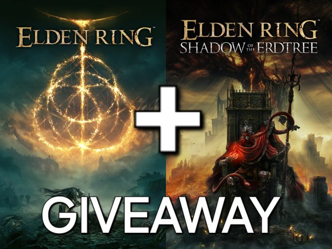 TemplePlays5150's tweet photo. ⭐️ ELDEN RING GIVEAWAY ⭐️

Full game + Shadow of the Erdtree

"YOUR CHOICE"

🔑TO ENTER:

✅Follow 
@TemplePlays5150
✅LIKE &amp; RT
✅SUBSCRIBE to Temple Plays
https://t.co/UWyaQC1EjV
✅ Comment which platform? PC, PlayStation or Xbox?

Pick the winner after 4 DAYS

#EldenRing https://t.co/bas95MlEA4