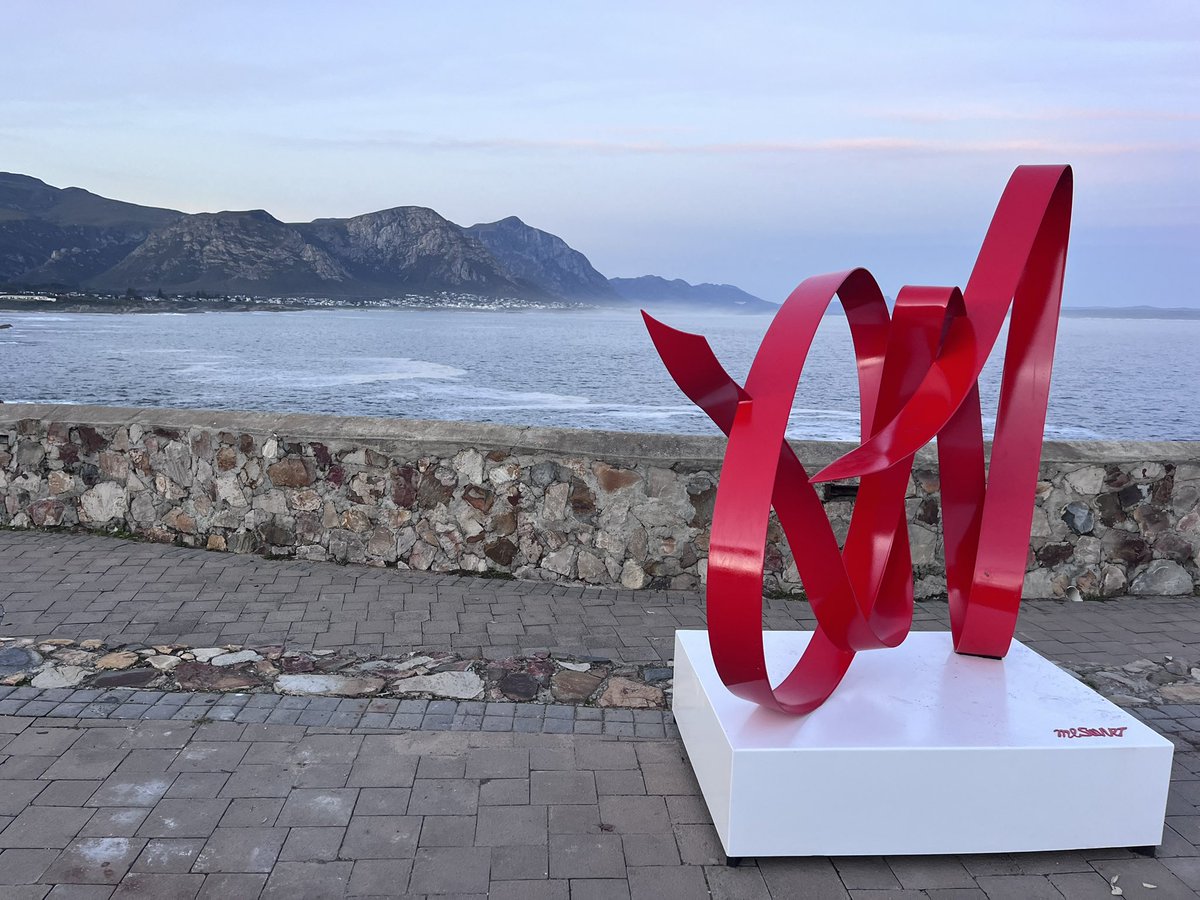 HermanusTourism's tweet photo. Hermanus FynArts Sculpture on the Cliff. #fynarts https://t.co/KtAeSl2K8e