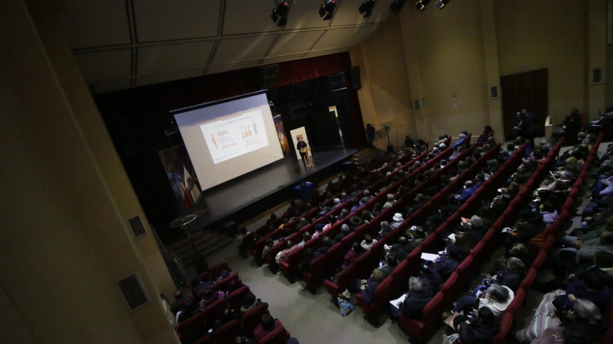 ✅Hasta el Teatro Municipal de Nancagua se trasladó esta tarde el subsecretario Claudio Reyes, para exponer ante los vecinos y vecinas sobre los principales lineamientos de #LeyKarin, y del proyecto de Reforma por #MejoresPensiones.