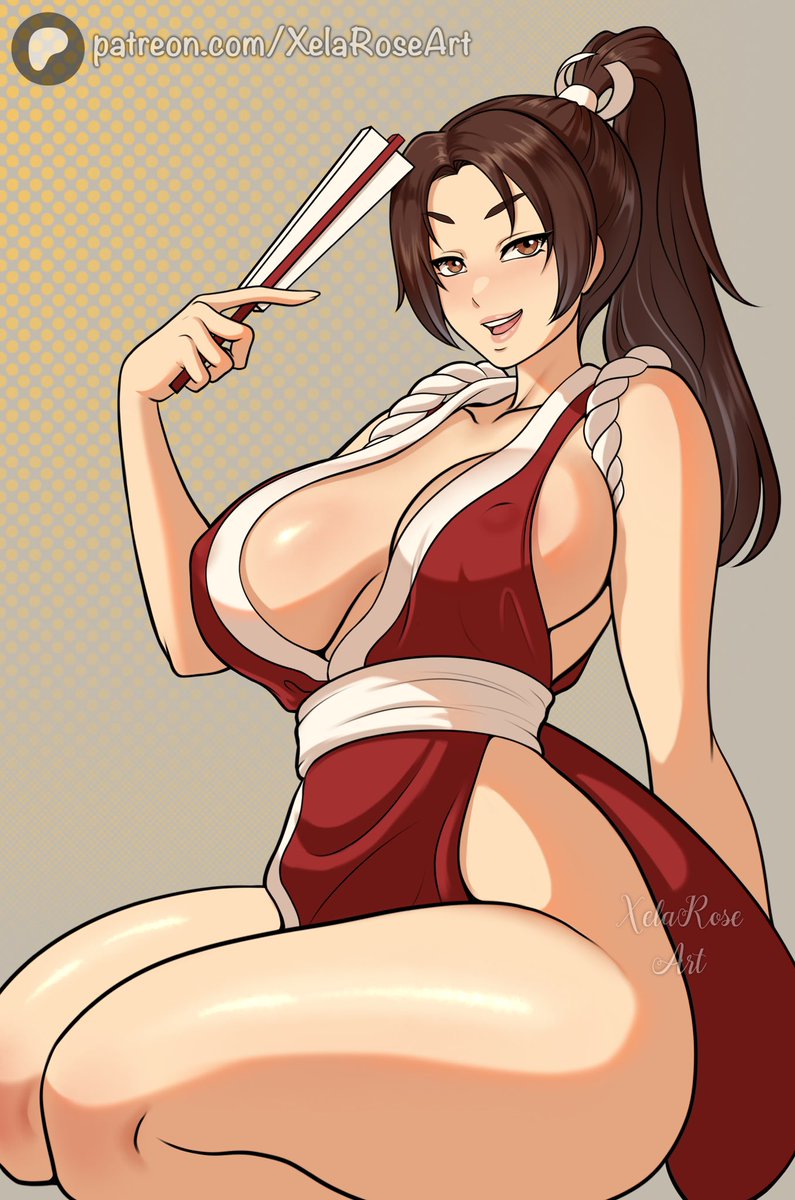XelaroseArt's tweet photo. Are you excited for Mai Shiranui in #Streetfighter６ ? Did you play her in fatal fury and/or king of fighters? https://t.co/7WYQCaVNv5