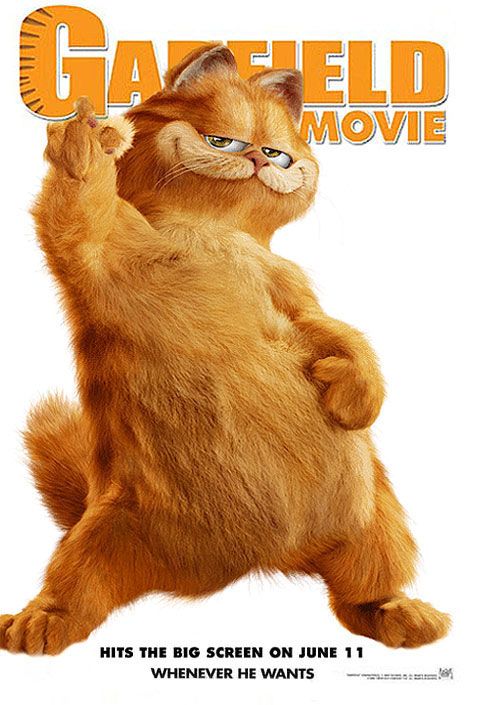 evaction's tweet photo. #Garfield first hit theaters 20 years ago when #GarfieldTheMovie opened on June 11th, 2004 #BillMurray #BreckinMeyer #JenniferLoveHewitt #StephenTobolowsky #DebraMessing #AlanCumming #NickCannon #BlackEyedPeas #PeterHewitt #00sMovies #JimDavis #JonArbuckle #Odie https://t.co/o80B1Nqdmq