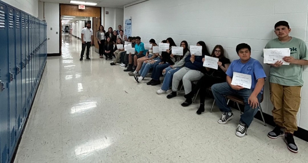 LMSMrZunigaLIA's tweet photo. Our very first college simulation for @WeGoD33 @latinosinacti0n 8th graders was a success! LIA students had mock scholarship interviews to prepare them for their future! Thank you everyone who made this happen!
#LIA #famiLIA #WeGo #d33orgullo #igniteLMS⚡️ https://t.co/RMkrJdbpB2