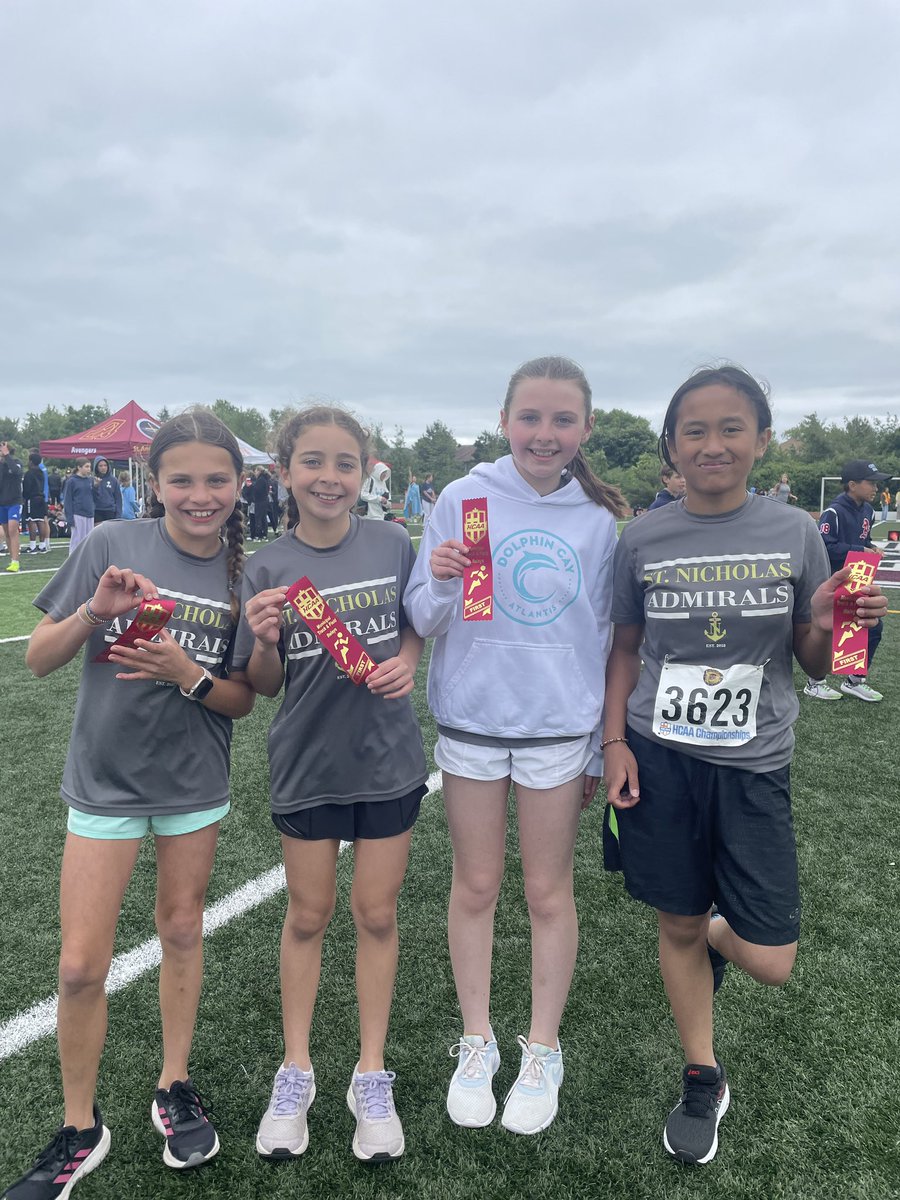 Just wanted to “relay” the message that our <a href="/StNicholasHCDSB/">St. Nicholas CES Oakville</a> girls are quick! @HCAA2017