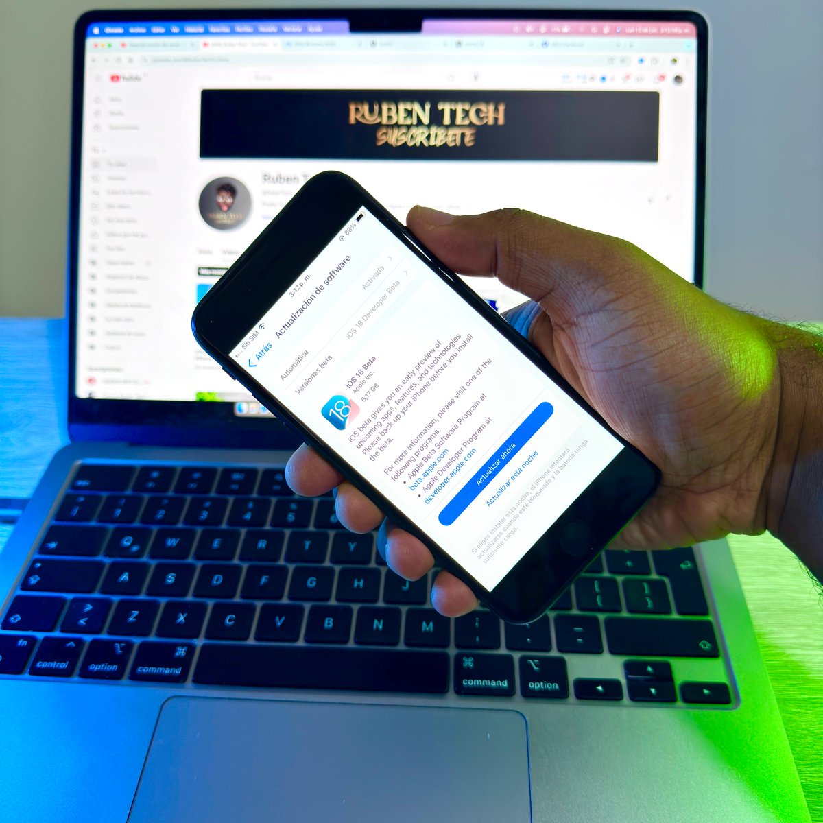 ruben_tech's tweet photo. Ya está disponible la beta 1 de iOS 18 🥳 Pesa un poco más de 6GB en iPhone SE 2020 y iPhone XS Max.

EN MI CANAL DE YOUTUBE HAREMOS LA REVIEW, PRUEBAS DE RENDIMIENTO &amp; BATERÍA SUSCRÍBETE.

RUBEN TECH 💪🏿

https://t.co/aaWwr7A6Ac

#ios18 #iphone #ios #Apple https://t.co/Mua28tAKwI