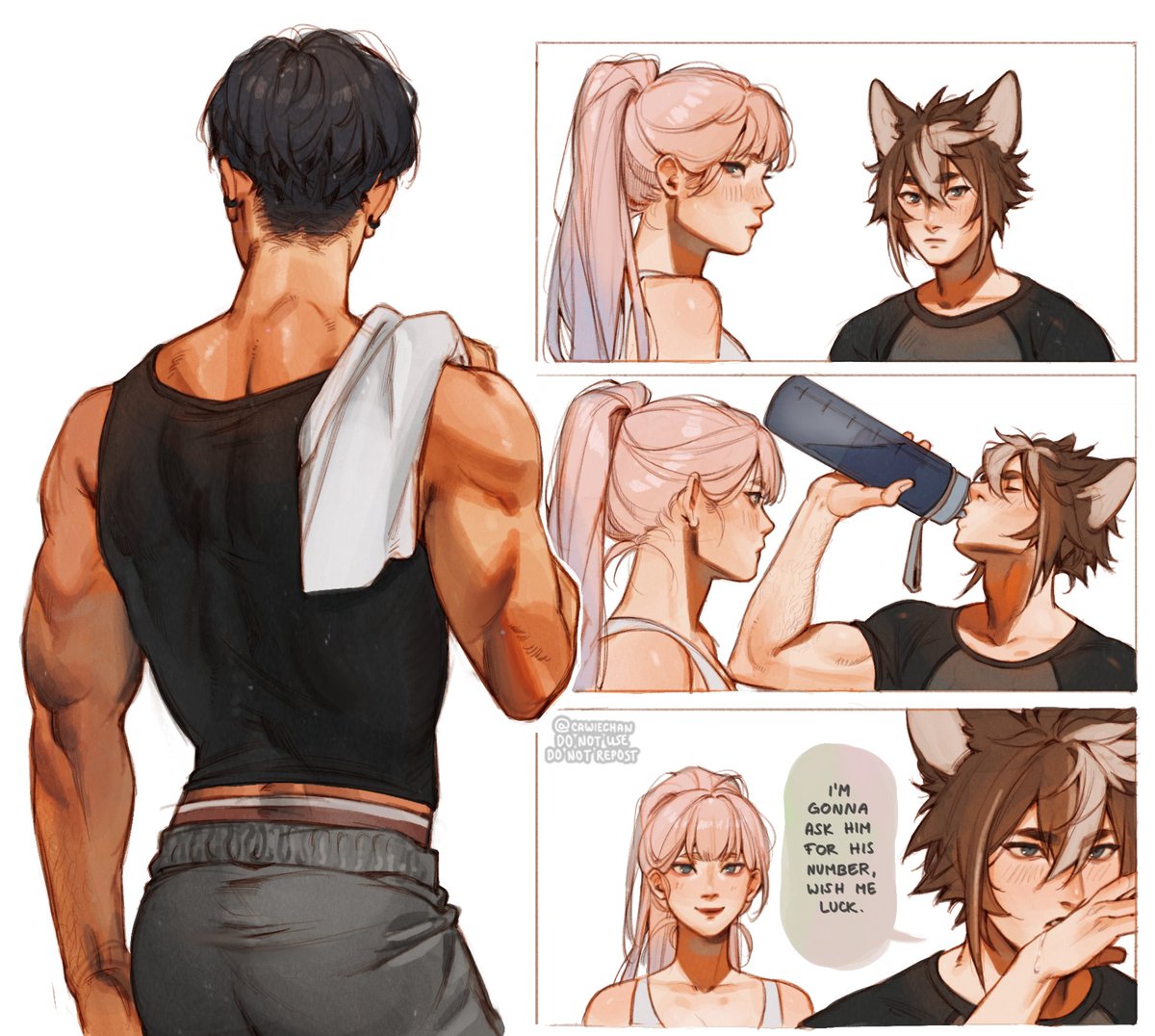 cawiechan's tweet image. Happy pride 🥰