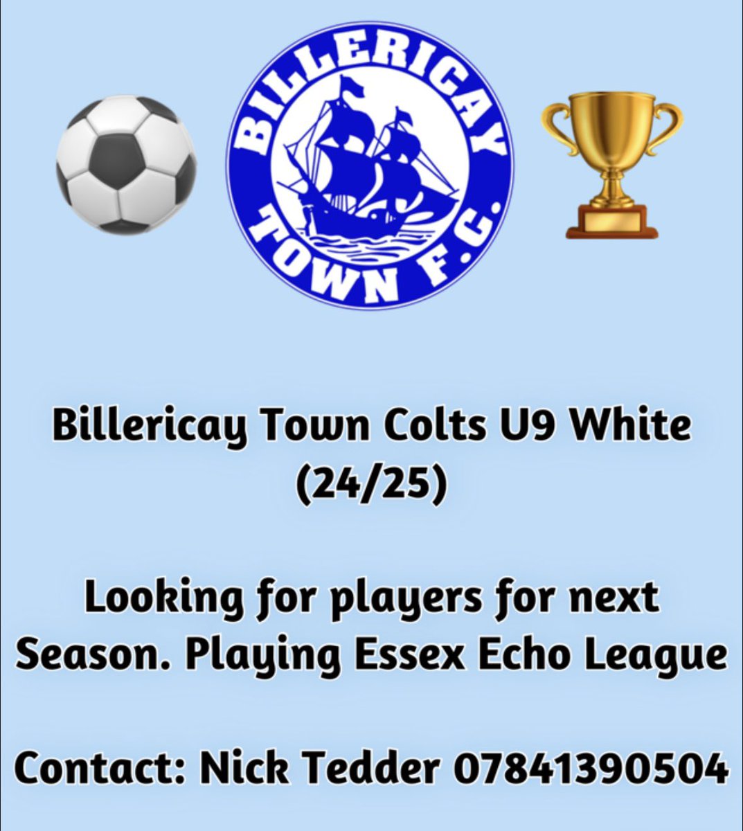 nicktedder84's tweet photo. Players wanted. Please get in touch for details. #SquadBooster @EssexCountyFA @BTFC https://t.co/agoh5J3RYE