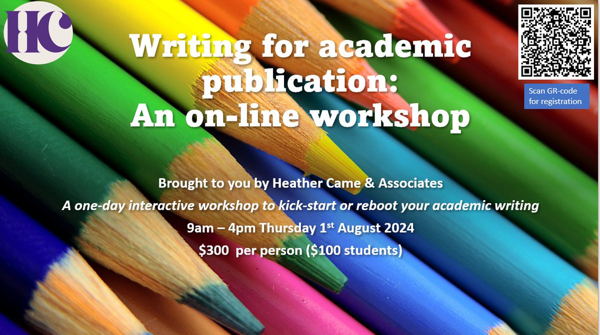 heather_came's tweet photo. Wanting to demystify academic publishing this on-line workshop/working bee might be the thing. Ideal for PG students, early career academics or senior practitioners that want to publish. A supportive learning environment contact JoyARatima@gmail.com https://t.co/i85RjQdNsT