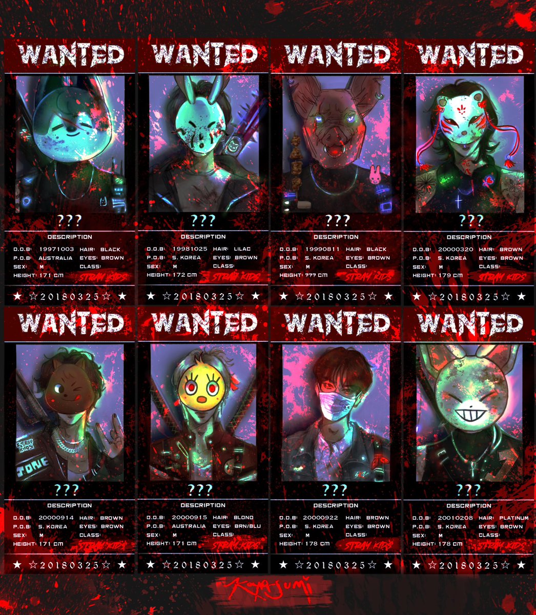koyasumii's tweet photo. WANTED: DEAD OR ALIVE
#skzbanditau https://t.co/O8edyVBk2l
