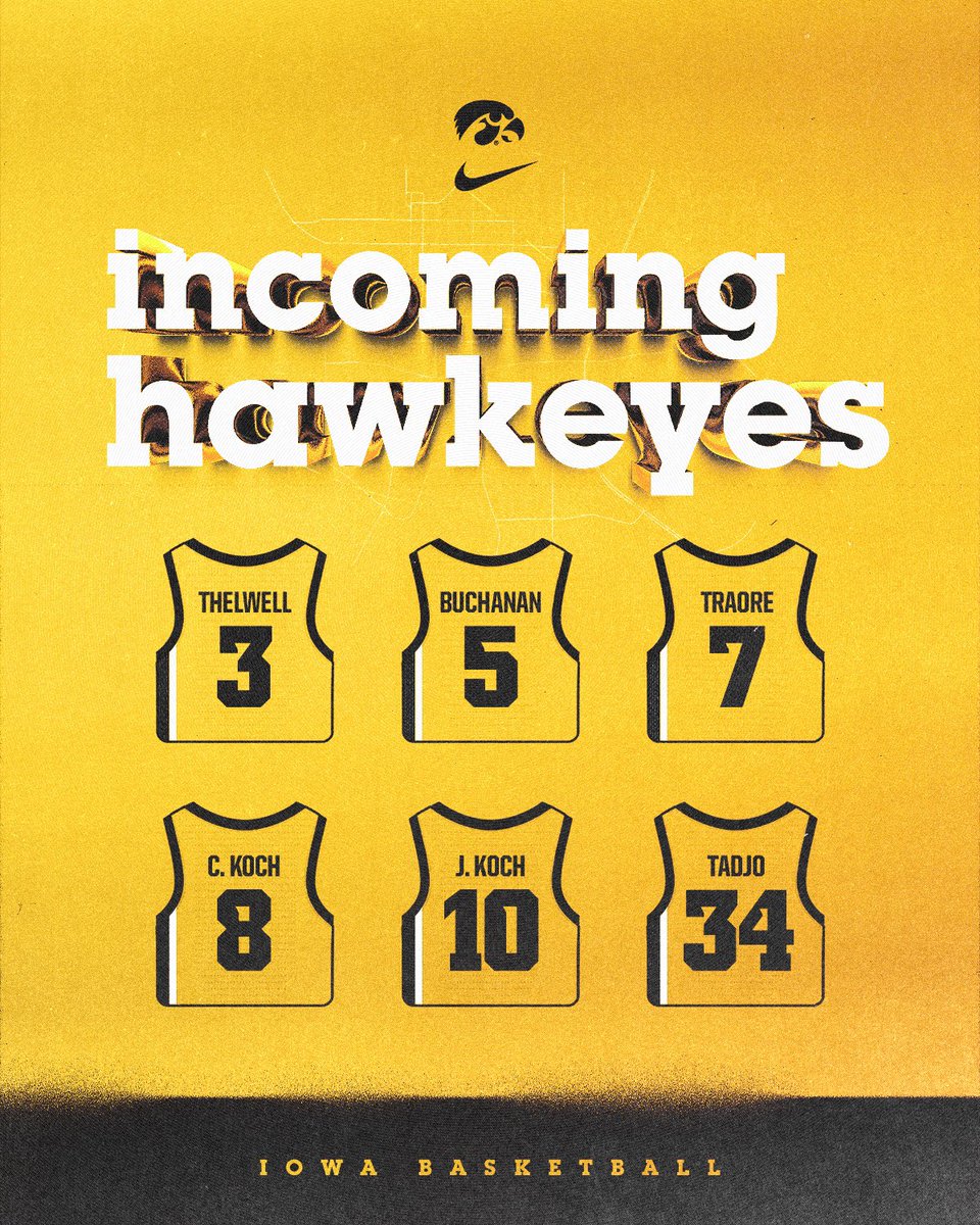 New Hawks on the block. 🔥

#Hawkeyes 👀
