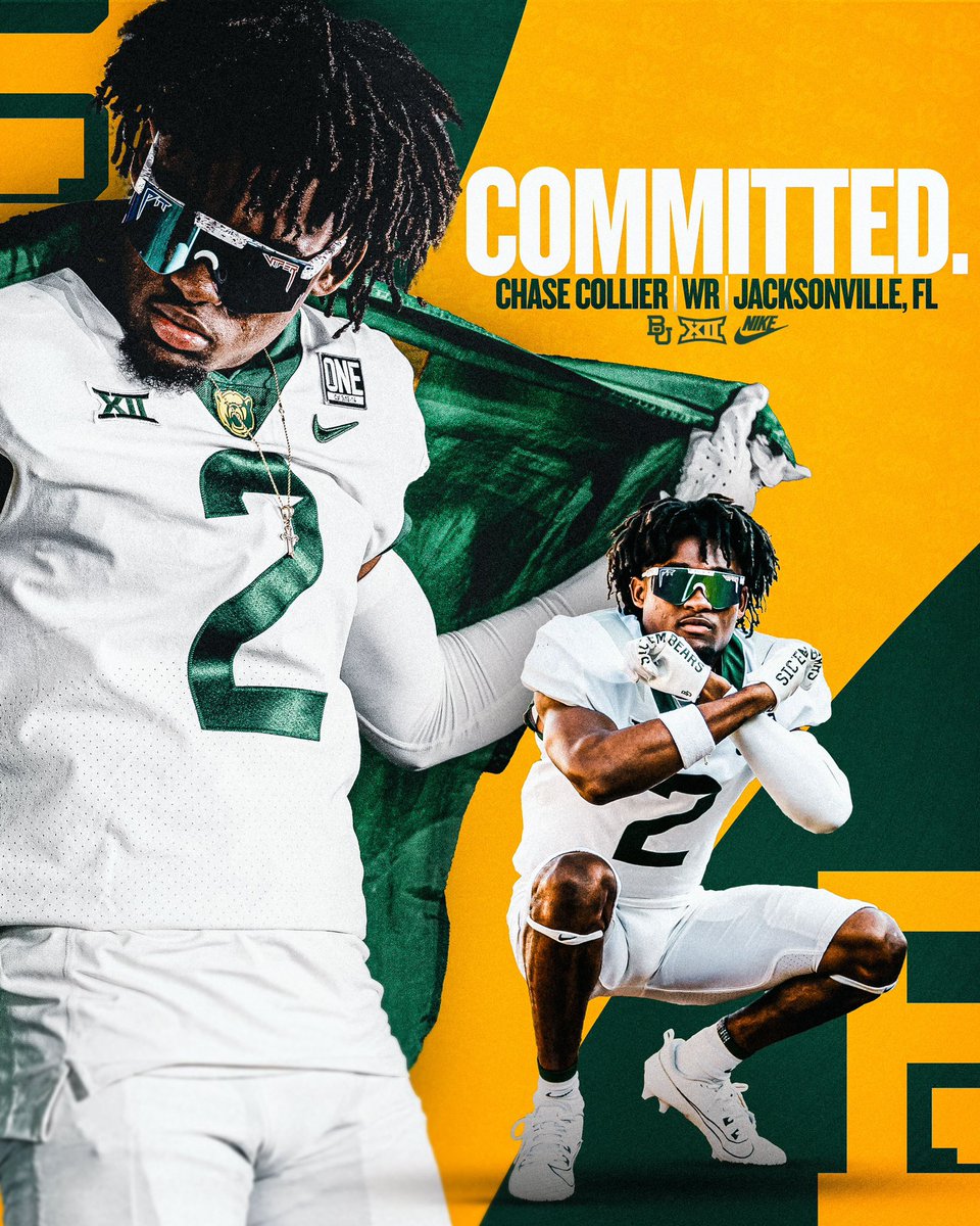 COMMITTED!!!🐻 #SicEm #AGTG✝️

<a href="/BaylorBears247/">BearsIllustrated</a> <a href="/BUFootball/">Baylor Football</a> <a href="/CoachDBaker81/">Dallas Baker</a> <a href="/CoachGeeez/">CJ Germany</a> <a href="/DeshawnBrownInc/">Deshawn Brown</a> <a href="/Bolles_Football/">Bolles Football</a> <a href="/247Sports/">247Sports</a> <a href="/On3sports/">On3</a> <a href="/JohnGarcia_Jr/">John Garcia, Jr.</a> <a href="/MohrRecruiting/">Brian Mohr</a>