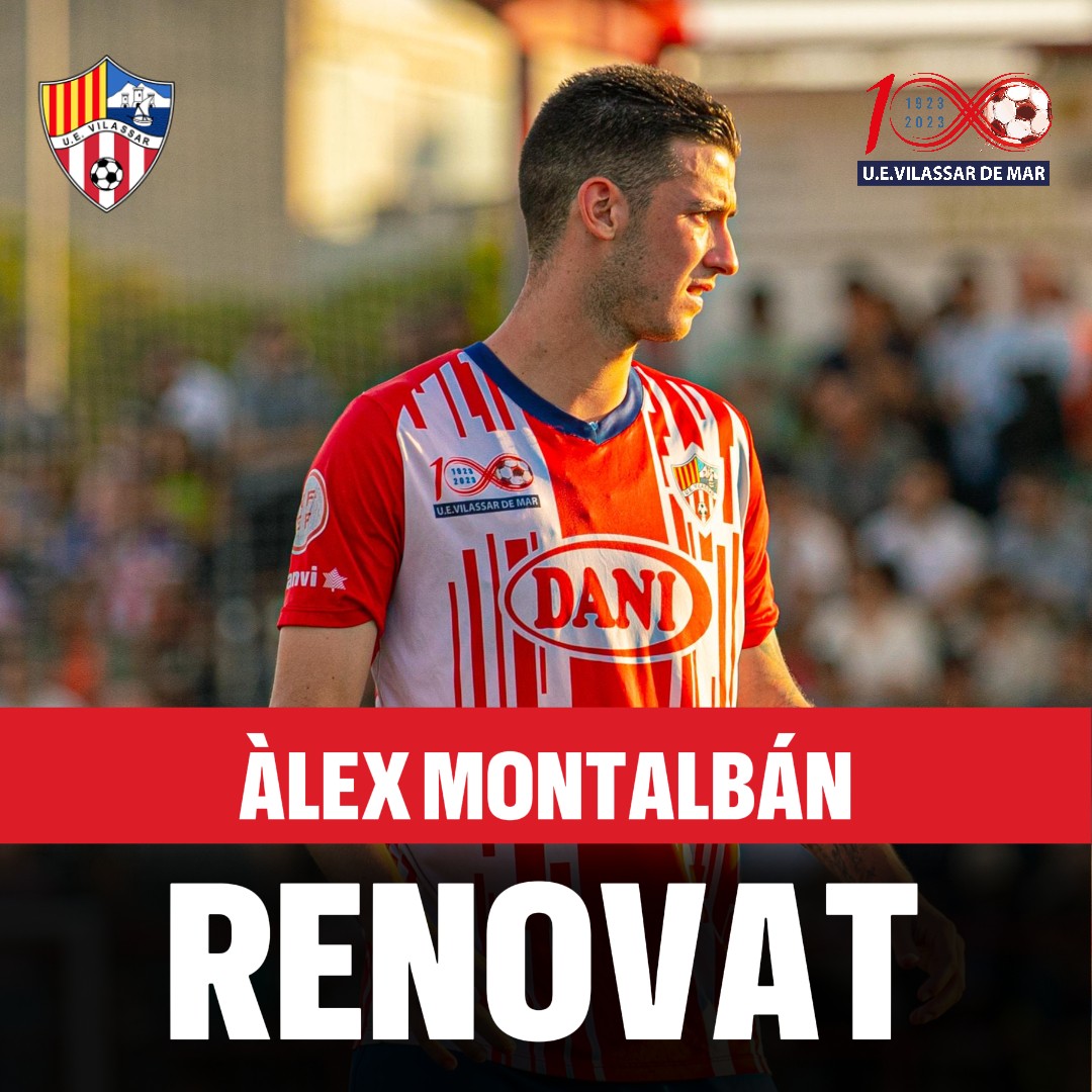 🔊 #Renovat! Àlex Montalbán, un altre dels jugadors estratègics de l'equip d'<a href="/aaybarpeque/">Alberto Aybar</a> també seguirà amb nosaltres. El davanter, amb gana infinita de gol, no dona cap pilota per perduda. Som-hi, <a href="/Alexmontalban10/">Alex Montalban</a>! ⚽️🥅   

Som #unió, som #futbolcat!

#ConservesDani