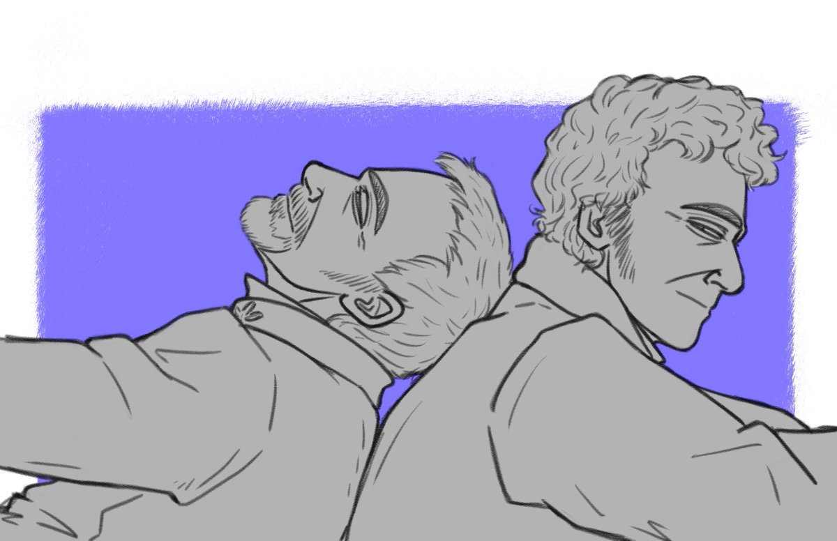 les mis is a love story between valjean and javert. to me. #valvert