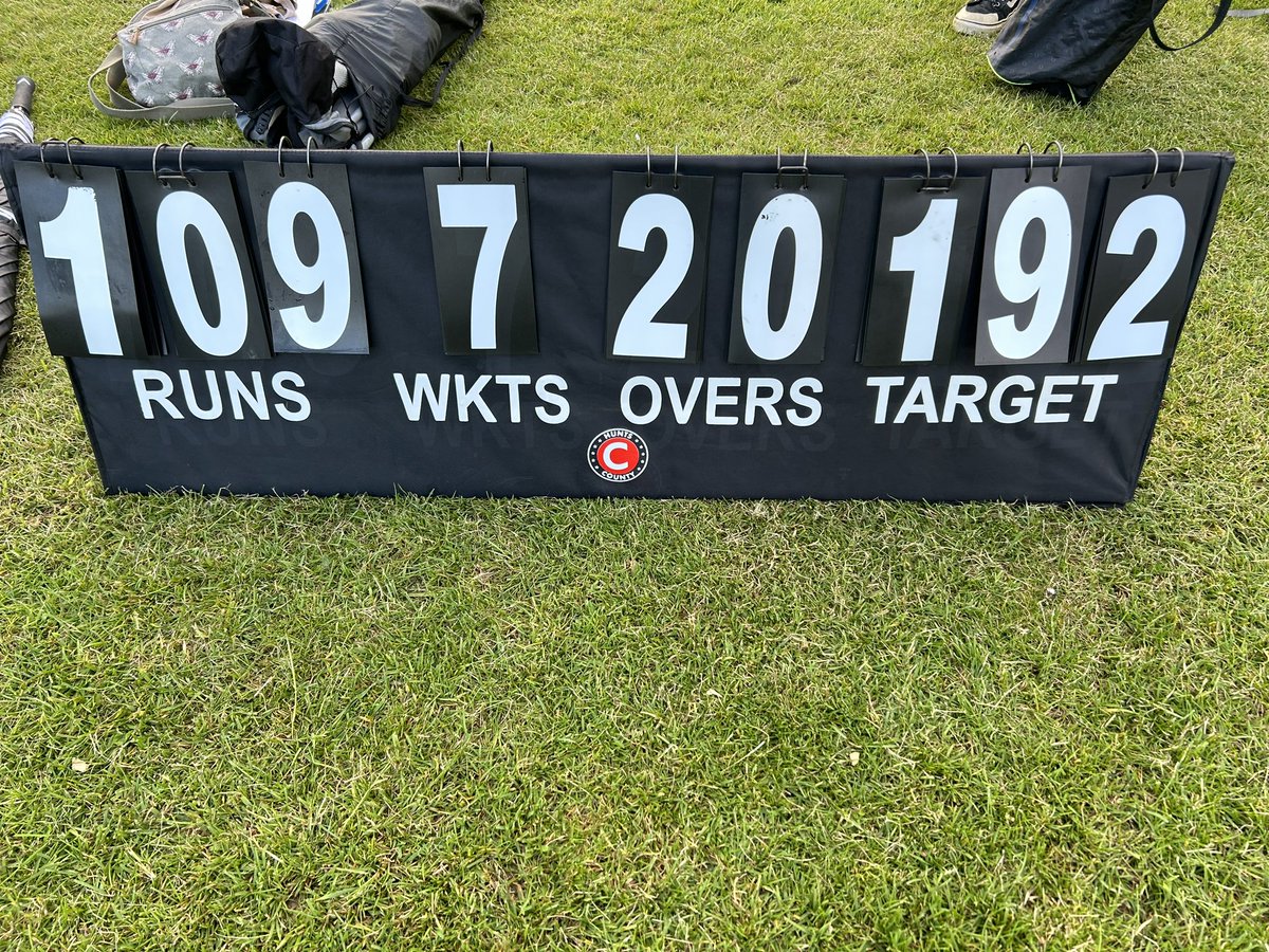 After losing the toss and being put into bat it ended up a great result for Liv and Abi and their Hitchin Cricket Club team.  We were 192 for 2.
Shame about the freezing summer weather 🫣
<a href="/EtonburyPE/">Etonbury PE</a> <a href="/EtonburyAcademy/">Etonbury Academy</a>