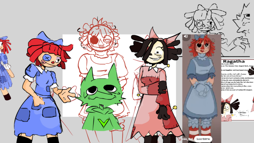 ElWidog_'s tweet photo. mis esposas p
(las otras 2 son de The Terrible Digital Circus y Mechanical Circus AU) https://t.co/tuOiHr7Ss4
