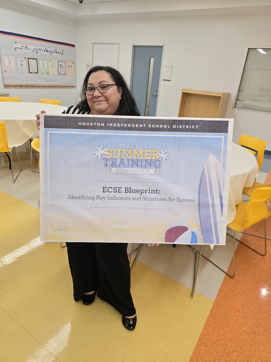 I am all set up. Ready for our wonderful teachers tomorrow. <a href="/HISDSPED/">HISD-OSES</a> #OSESRedisned #SpedTeacherLeaders #BuildingCapacity