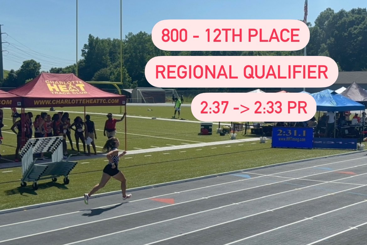 CarolinePlumme5's tweet photo. AAU Districts this past weekend was a success! I qualified for regional for 3/4 events at the end of month with some huge PRs! https://t.co/82BxMVN5iC
