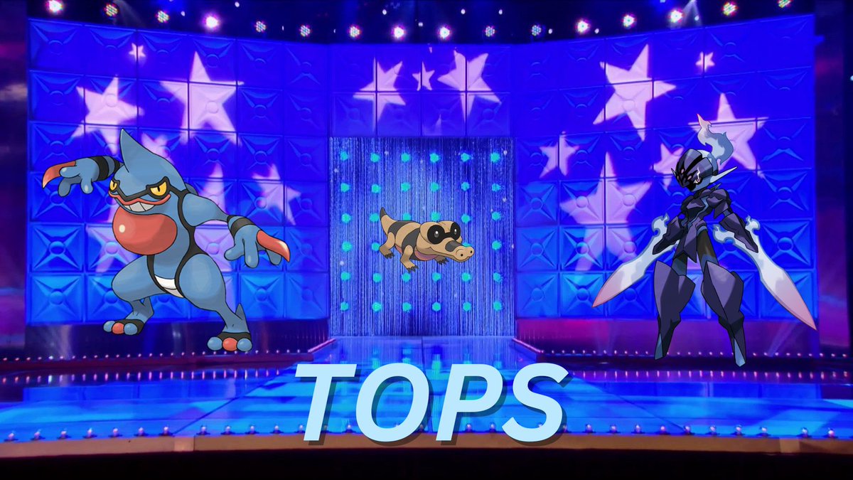 nevaehszn's tweet photo. toxicroak, sandile and ceruledge… very nice to see three contestants shine like they never yet have, you all did great this week https://t.co/gSqHlD9meE