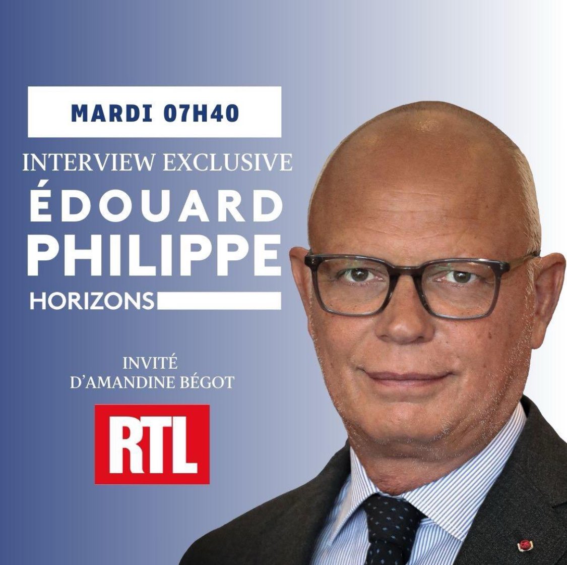Demain matin au micro de  <a href="/RTLFrance/">RTL France</a>, <a href="/EPhilippe_LH/">Edouard Philippe</a> répondra aux questions d’<a href="/amandine_begot/">Amandine Bégot</a>.
