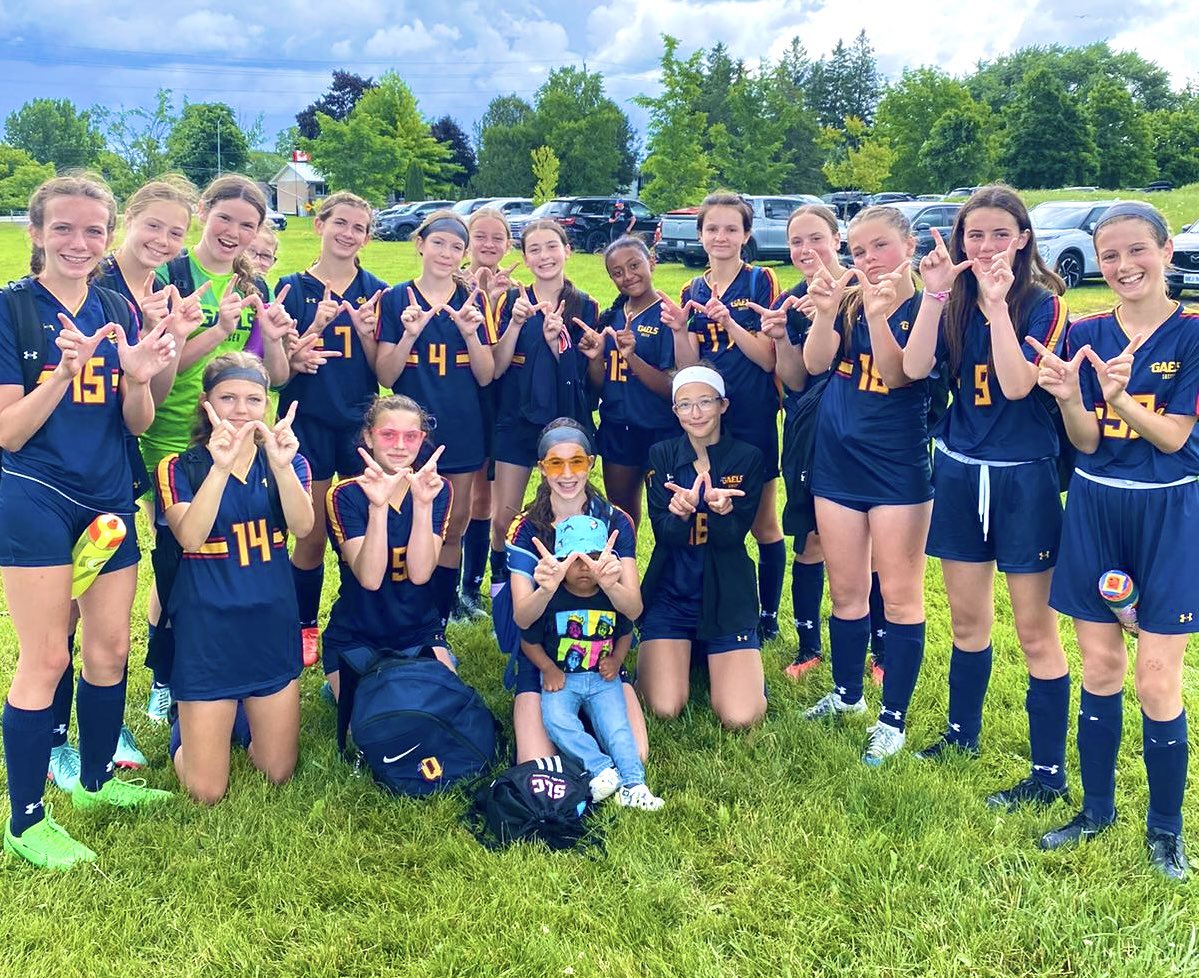 Congratulations to our unstoppable U13 Girls team! 

They powered through the competition, conceding just one goal while scoring 21 against their opponents. The girls emerged #Champions of the KU First Capital Tournament after a commanding 5-0 victory over Seaway Valley Blazers.