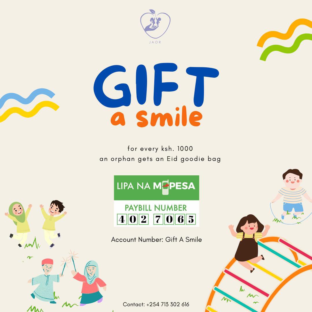 GIFT A SMILE: Eid ul Adha 🎉

Alhamdulillah we’re back with another gift a smile.

In’Shaa’Allah donate what you can for the little ones 🫶🏽

RT to spread the word.