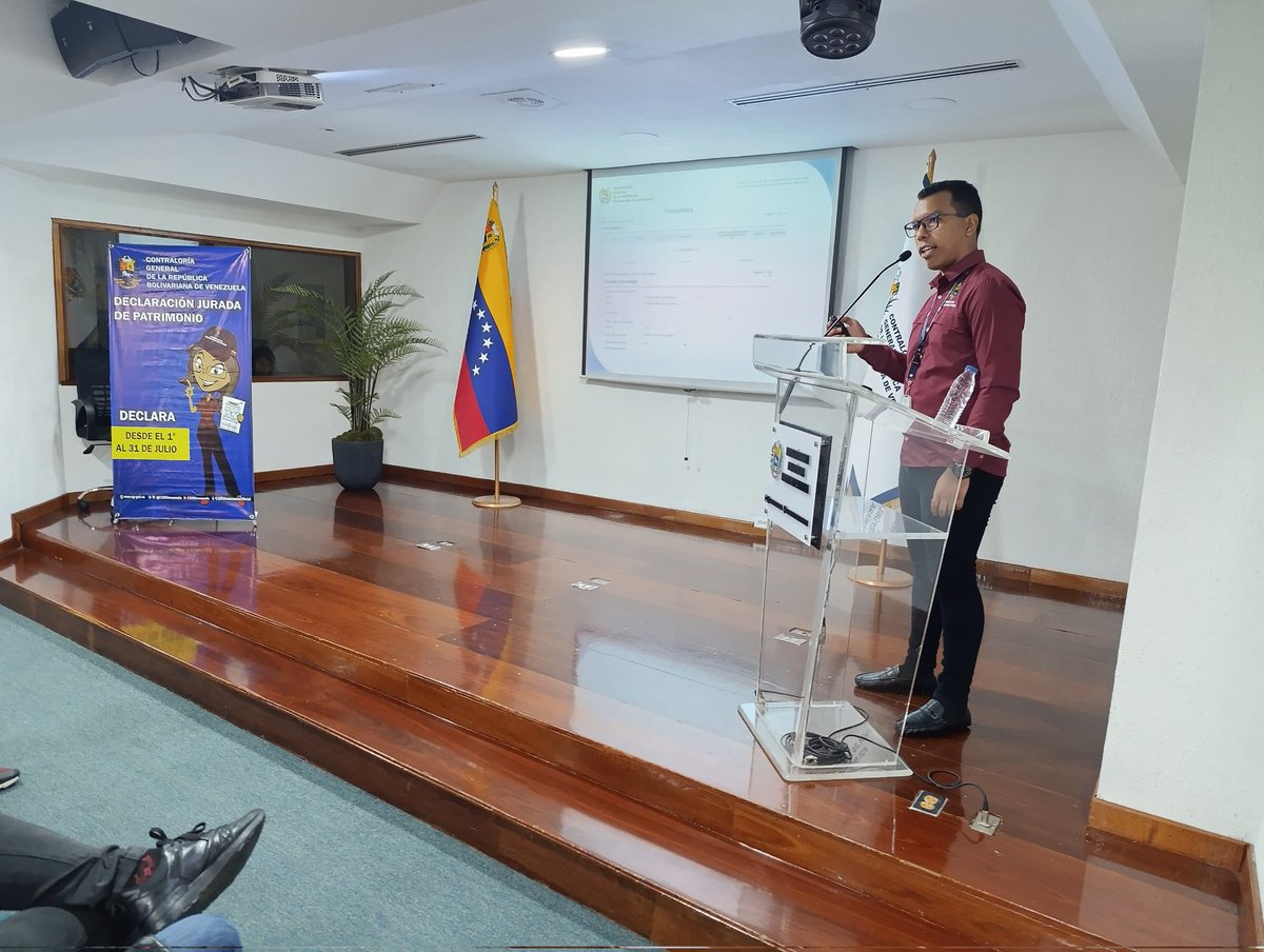 CGRVenezuela's tweet photo. La @CGRVenezuela inició una jornada de capacitación sobre la Declaración Jurada de Patrimonio y el Sistema de Registro de Órganos y Entes del Sector Público (Sisroe), dirigido a las y los funcionarios de Talento Humano de las instituciones de la Administración Pública Nacional. https://t.co/aHbm4ll5Nf