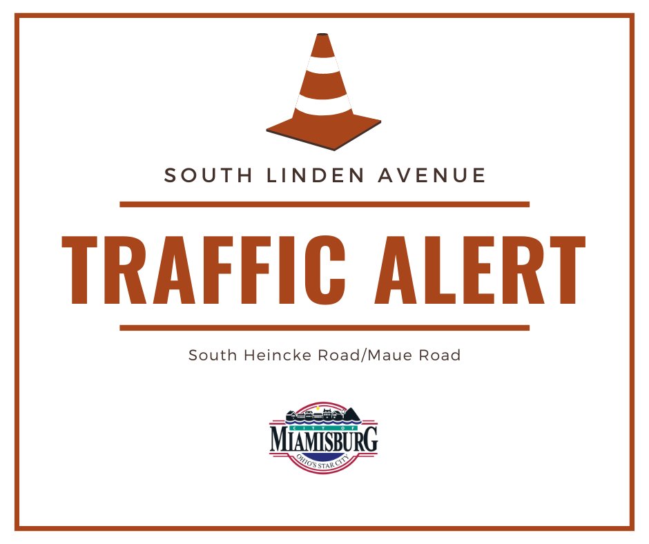 MiamisburgOH's tweet photo. Beware of work crews starting tomorrow June 11 on South Linden Ave. between South Heincke and Maue Roads. Crews will be repaving this stretch of road for the next two days. 👷🚧👷‍♀️

Watch for slower than usual traffic in this area or find an alternate route.
#repaving #roadwork https://t.co/YwjPFJjKuD