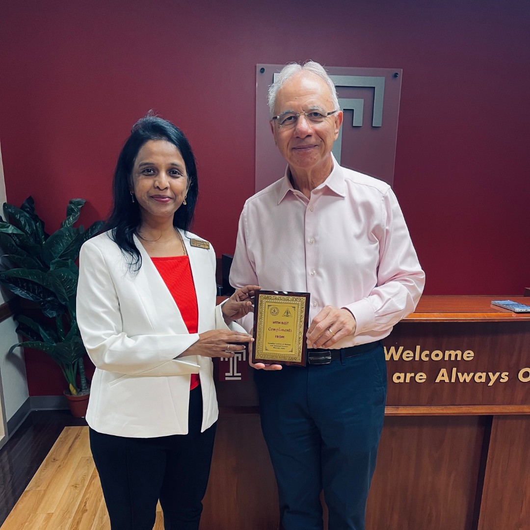 Dean Ismail had the pleasure of hosting Associate Dean Dr. R. Ramya, from Saveetha Dental College in Chennai, India. They had an insightful discussion about collaborations between the two institutes. #TempleDentalGlobal #DentalEducation