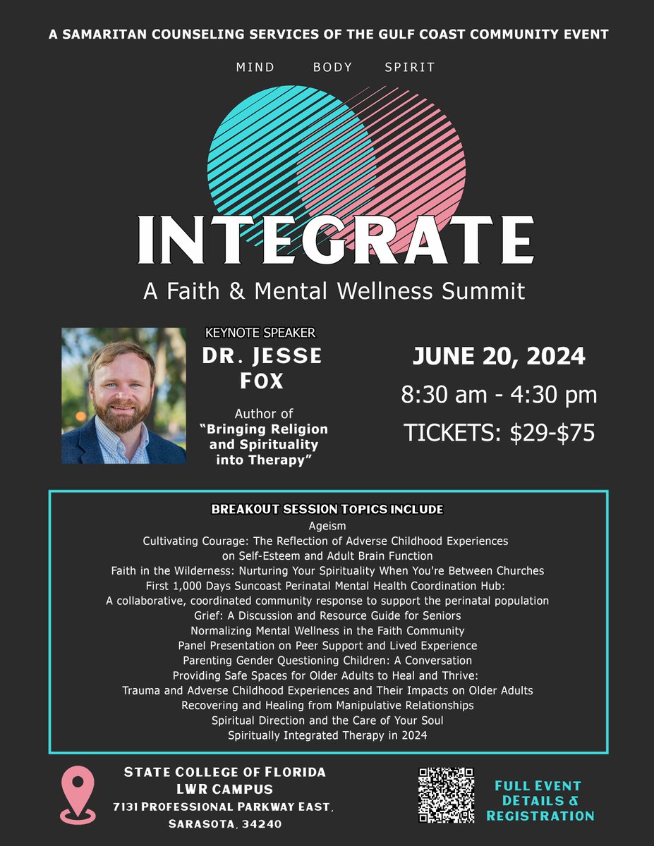 You don't want to miss the Integrate Faith and Mental Wellness Summit on Thursday June 20th