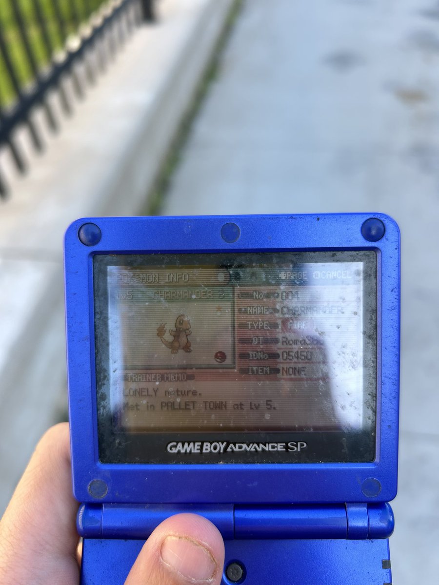 RomaBPM's tweet photo. Absolutely dreadful picture cause of the sun’s glare but I found a Shiny Charmander during my walk home from work!!! I never hunt outside but felt compelled to today cause I got out of work later than normal and suffice to say the fates were on my side 😭

New core memory 💖 https://t.co/VDuvh7sMC5