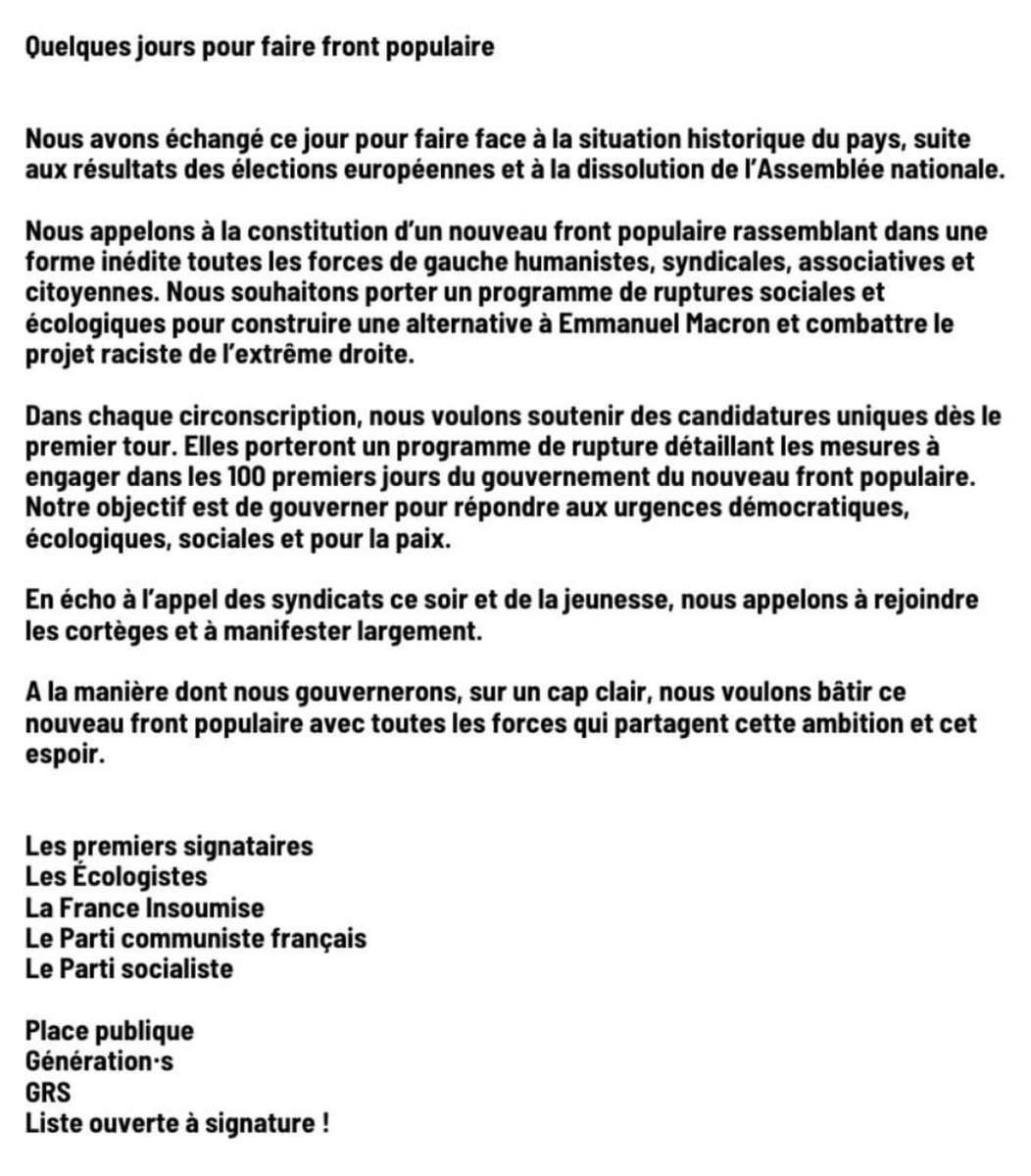 outlandos's tweet photo. Faire front populaire ! C’est maintenant !

https://t.co/Mkn8RtBsLE https://t.co/U0aSDMHV7A