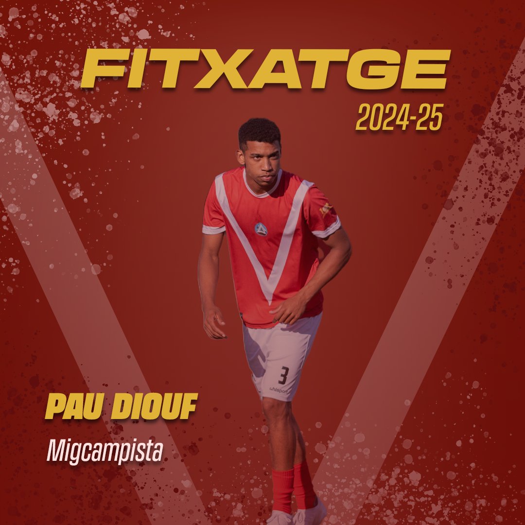 UETOSSA1922's tweet photo. 🔴📝PAU DIOUF

"Totcampista box to box" de només 20 anys. Força, qualitat i un cor immens que bategarà amb força al Municipal de Tossa.

Prové del Can Gibert i ha jugat al futbol base del Costa Brava i del Figueres.

Benvingut, Pau! https://t.co/3BAZ7Acg8V