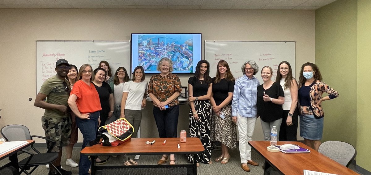 Celebrating another successful French Teacher Workshop under the leadership of Dr. Anne Lair and Michèle Harward! This year's theme is "How to Teach the Olympic Games." #frenchteachers #l2trec #languageeducation