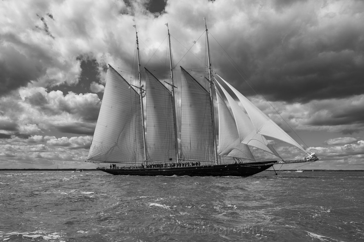 Was incredibly grateful to be taken out on the Solent today to watch the  <a href="/TheFifeRegatta/">The Fife Regatta 2022</a>  come across the finish line <a href="/Royal_Squadron/">Royal Yacht Squadron</a> so many images but thought I would share some black and white ones first of the incredibly beautiful Atlantic