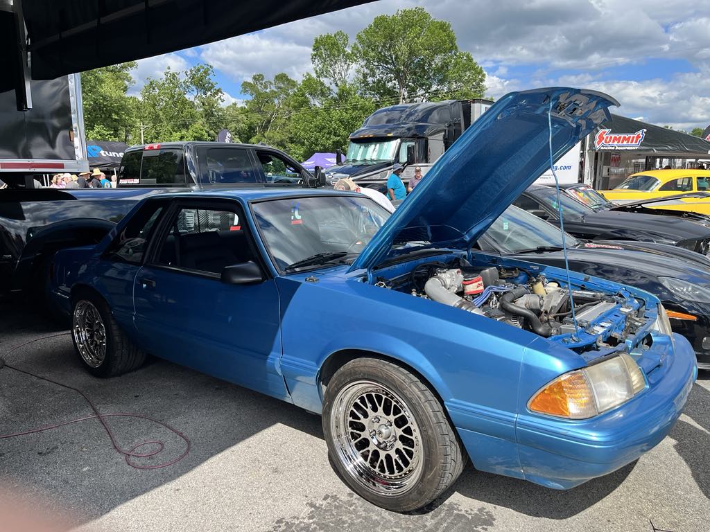 Tremec's tweet image. We've got something special for everyone on the 2024 Hot Rod Power Tour. This beautiful Bimini Blue Fox Body is long hauling with the prototype Magnum 7-SPEED manual transmission! See it for at the TREMEC trailer at every Power Tour stop
#powertour2024
#manualtransmission
#7speed