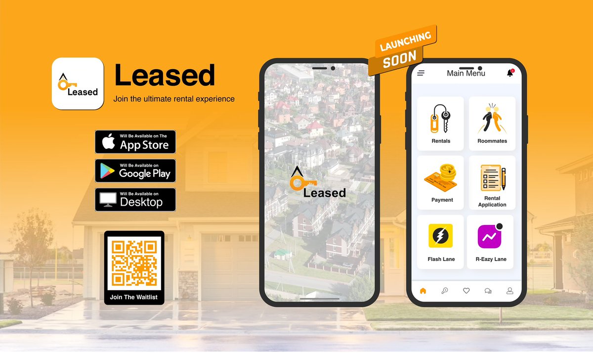 DesignU_'s tweet image. App promotional design created for the upcoming app ‘Leased’  📱🏠

The ultimate apartment rental experience will be available for lessors and lessee in CT &amp;amp; MA this summer on iOS, Android, &amp;amp; Desktop in Spanish and English.

Join their waitlist today!
leased.homes