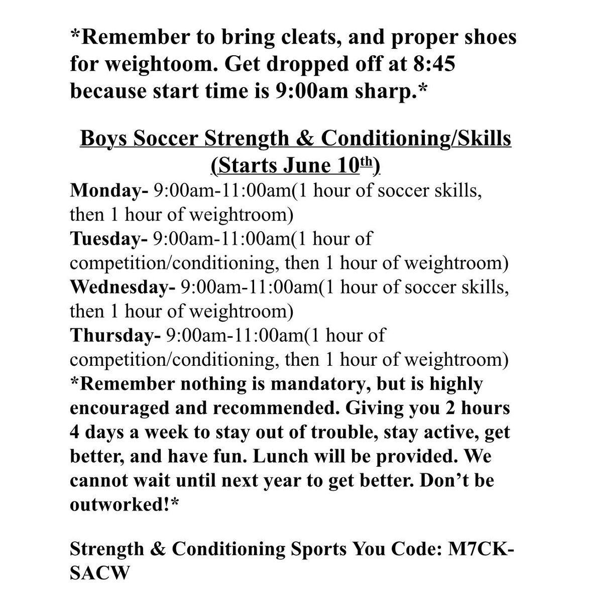 ‼️‼️SCHEDULE UPDATE‼️‼️