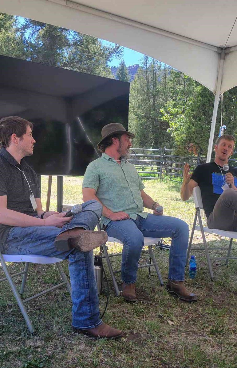 uwyoblockchain's tweet photo. Wyoming is setting the standard for Bitcoin events 🗻

The Wyoming Sovereign Roundup was an amazing event with a lot of amazing people!

Shout out to @bitcoinand_beef for putting on a great event. We can't wait to see what's in store for next year!

#Bitcoin #Wyoming #Freedom https://t.co/jm25NG2jCb
