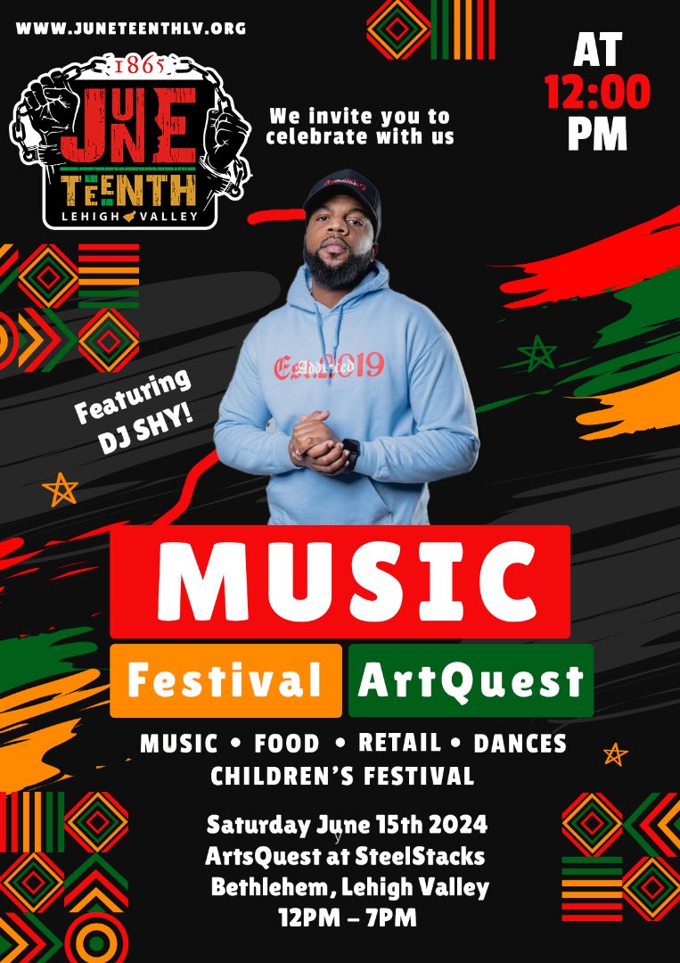 We invite you to CELEBRATE with us ✨💪🏾🎺
Juneteenth is right around the corner and we want to see you there!! 🙌🏾🙌🏾🙌🏾 #juneteenth