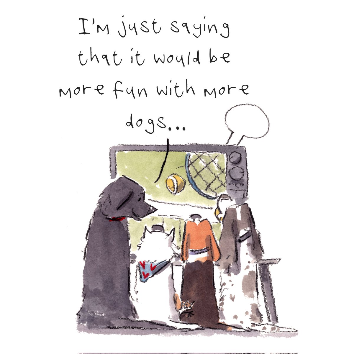 iaindwelch's tweet photo. Good night lovely people and lovely dogs. 
The team are enjoying some TV. 
Sleep well and sweet dreams.
I hope that you have a fabulous day tomorrow. 
#hoorayfordogs #labrador #westie #beagle #springer #redsquirrel #tv https://t.co/aJej5NJFyI
