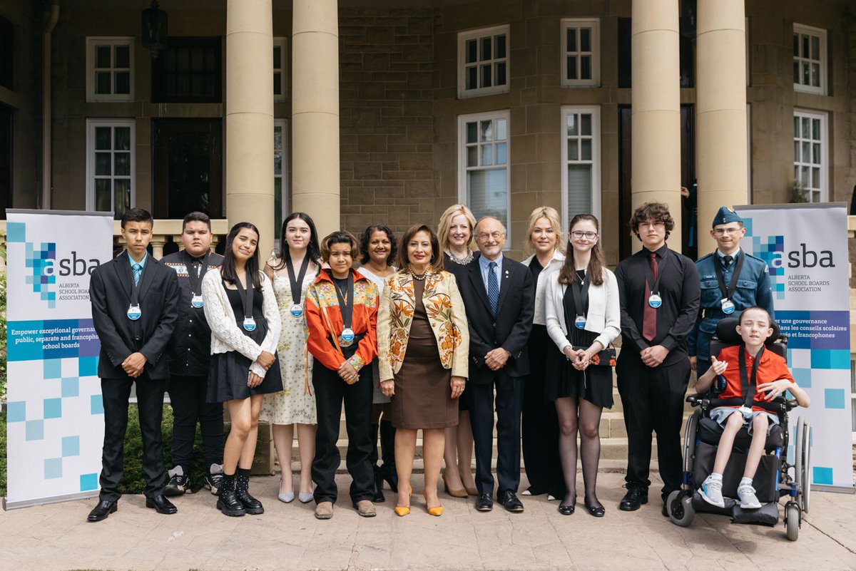 ABSchoolBoards's tweet photo. Congratulations to the nine recipients of the 2024 Lieutenant Governor of Alberta Student Award! Learn more about these remarkable students and their achievements: https://t.co/QBrwX0RfTt #abed #ASBAEmpoweringSuccess https://t.co/3H3yhRhUiF